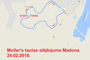 Trase 2,5km